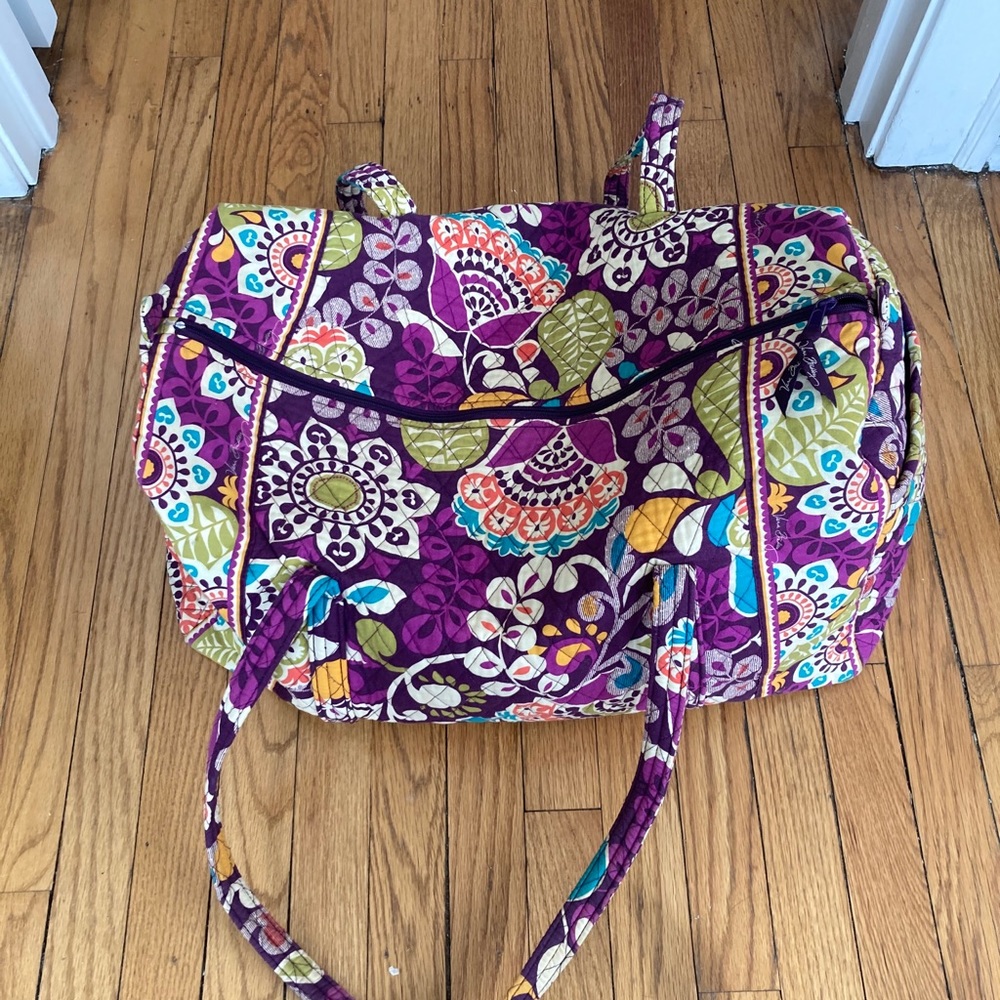 Vera Bradley Medium Duffel Bag Floral 20”